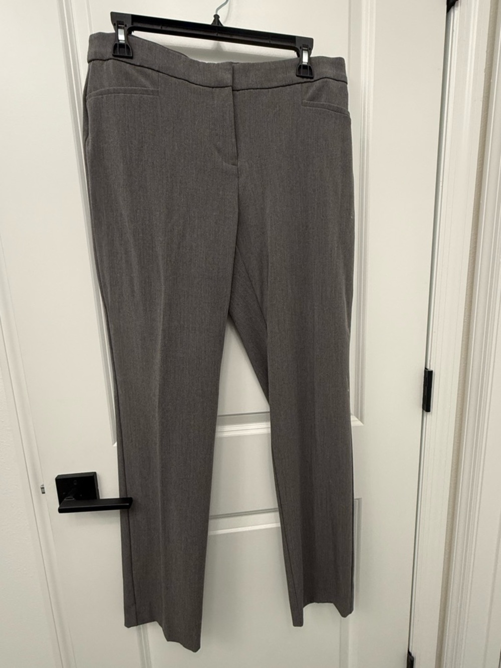 Alfani Women's Gray Straight-Leg Dress Trousers
